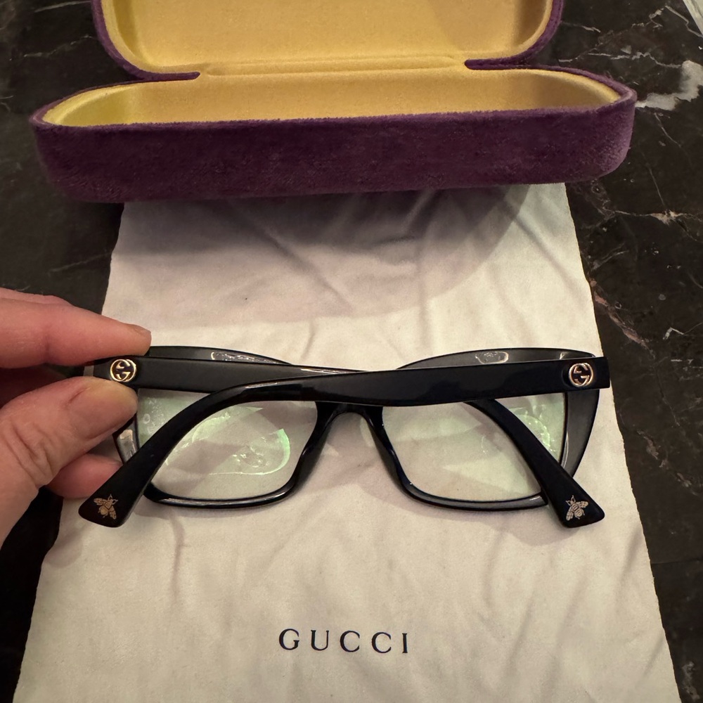 Gucci Black  Women's Glasses - Picture 3 of 6
